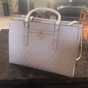 White Guess Purse
